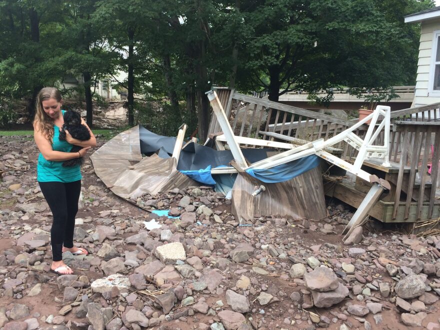 Jessica Fullmer's pool and deck used to be her oasis.