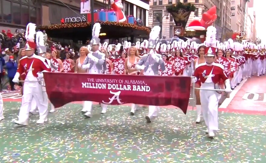 The Million Dollar Band takes part in the Macy's Thanksgiving Day parade