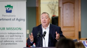 Pennsylvania Secretary of Aging Jason Kavulich speaks at the Emporium Senior Center on July 23, 2025, announcing a $3 million investment to support renovations and upgrades at Senior Community Centers statewide.