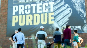 Prospective candidates for Purdue's remote worker program take a tour of the campus. It's the first remote worker incentive to launch in Indiana.