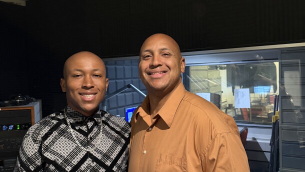 David Davis III and his father, David Davis, Jr.