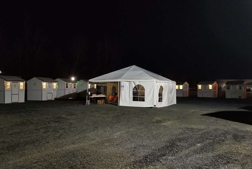 Community Sharing warming shelter in Cottage Grove.