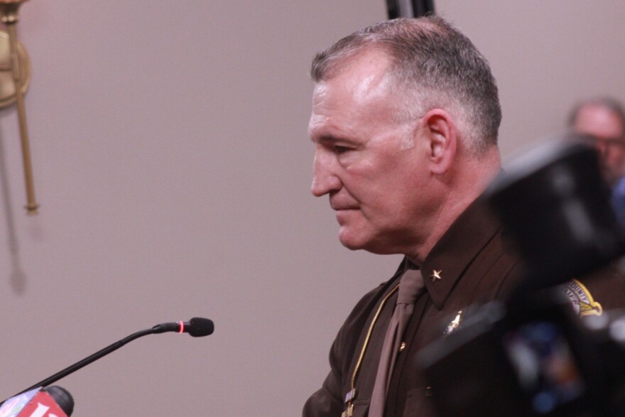 Sheriff Jeff Balon testified against the bill, arguing it would turn jails into de facto homeless shelters.