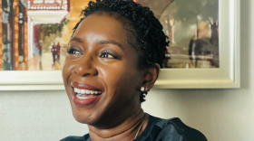 Moniek James, an ambassador for the Institute for Veterans and Military Families in Charleston, SC