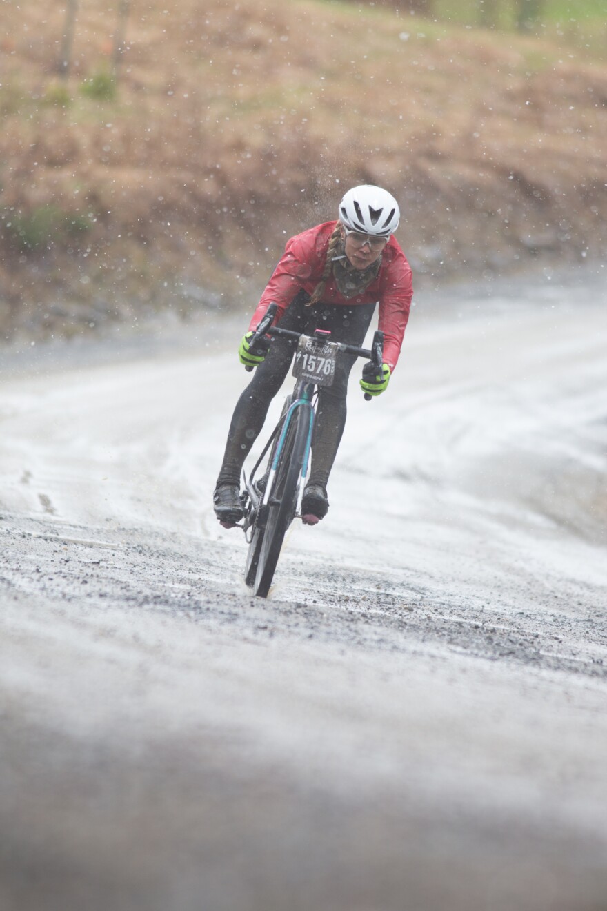 Alison Tetrik on a bike