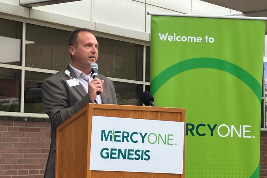 Beau Dexter, vice president of operations for MercyOne Genesis Medical Group.