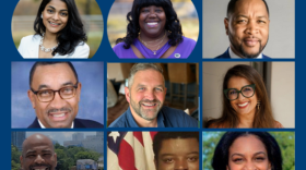 From top left: Dimple Ajmera, LaWana Slack Mayfield, Will Holley, James “Smuggie” Mitchell Jr., Matt Britt, Namrata “N.Y.” Yadav, J.G. Lockhart, Roderick Davis and Victoria Watlington.