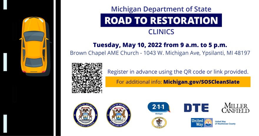 Road to Restoration Clinic flyer