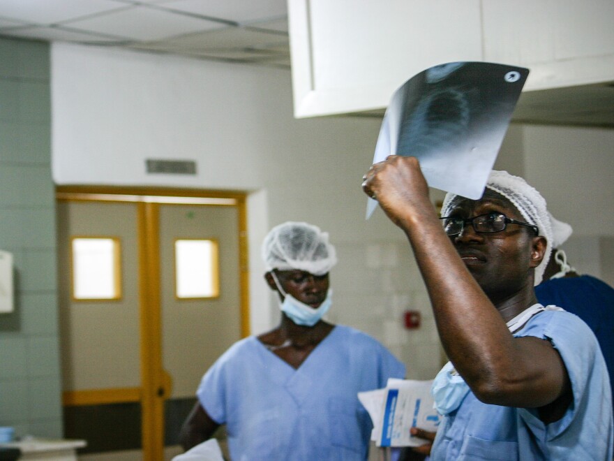 Amponsah believes that "God heals and the people heal themselves." He says his role as a surgeon is to facilitate the healing process.
