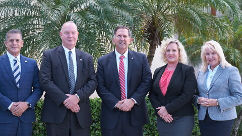 Indian River County Commissioners pose together