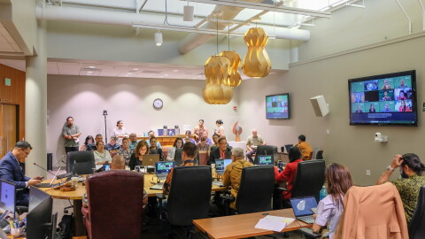The Office of Hawaiian Affairs Board of Trustees voted 5-4 to defer their decision to pick its permanent chief officer (October 22, 2026).