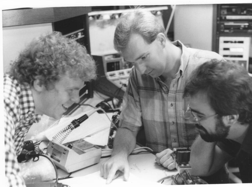 Keith Weston, Jim Liverett, Mac Wiley at WNCW
