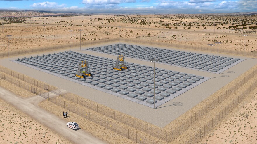 A rendering of Holtec's Consolidated Interim Storage Facility proposed to be built in Southeast New Mexico