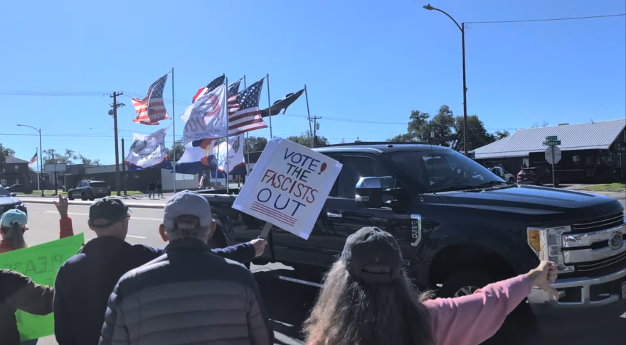 Flag Rally passes as No Kings demonstrators give thumbs down