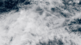 NOAA imagery of the Hawaiian Islands on Apr. 8 at 1:20 p.m.