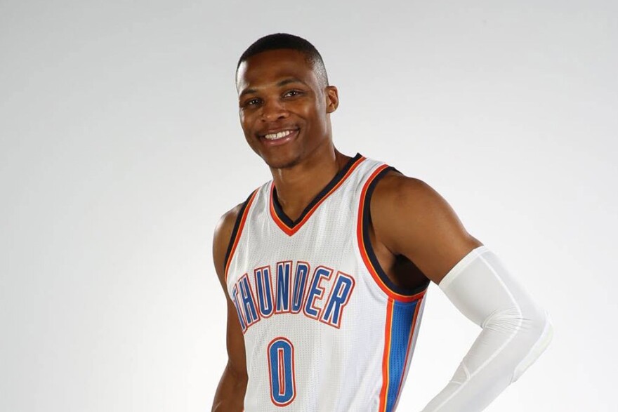 Russell Westbrook in an undated publicity photo.
