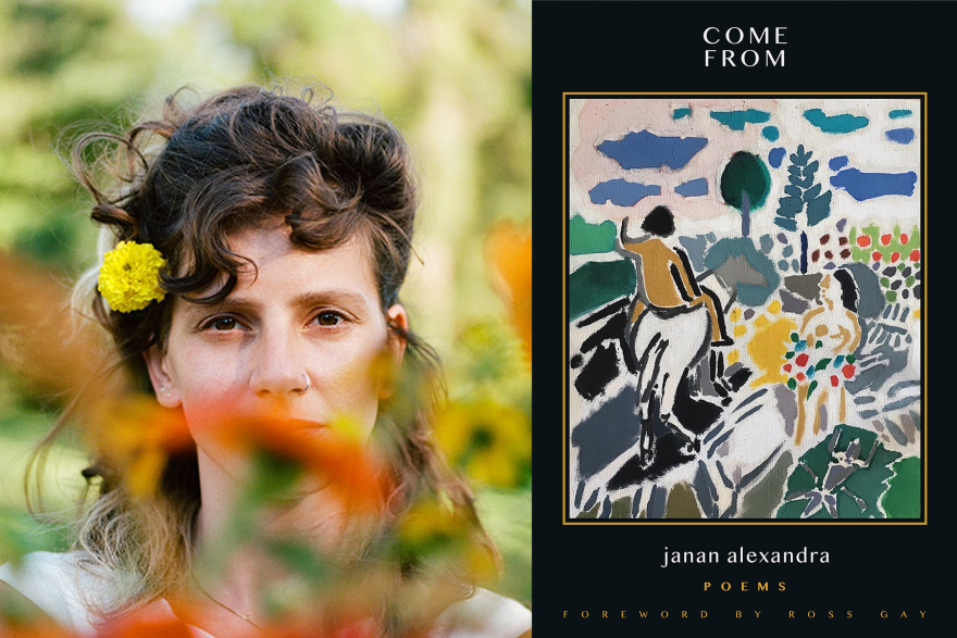 Poet janan alexandra and her book come from