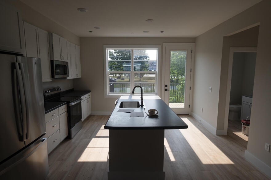 An interior photo of a kitchen