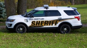 A Cass County Sheriff’s Office patrol vehicle is shown. Deputies are investigating a home invasion, fire and police shooting in Jefferson Township.