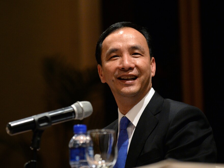 Eric Chu, presidential candidate for Taiwan's ruling Kuomintang, is trailing Tsai Ing-wen by double digits.
