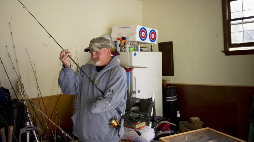 Dennis Whedbee, 52, lost half of his left arm in a drilling accident in North Dakota in September 2012. Several years later he's still fighting with North Dakota's insurance agency to get the help he needs.