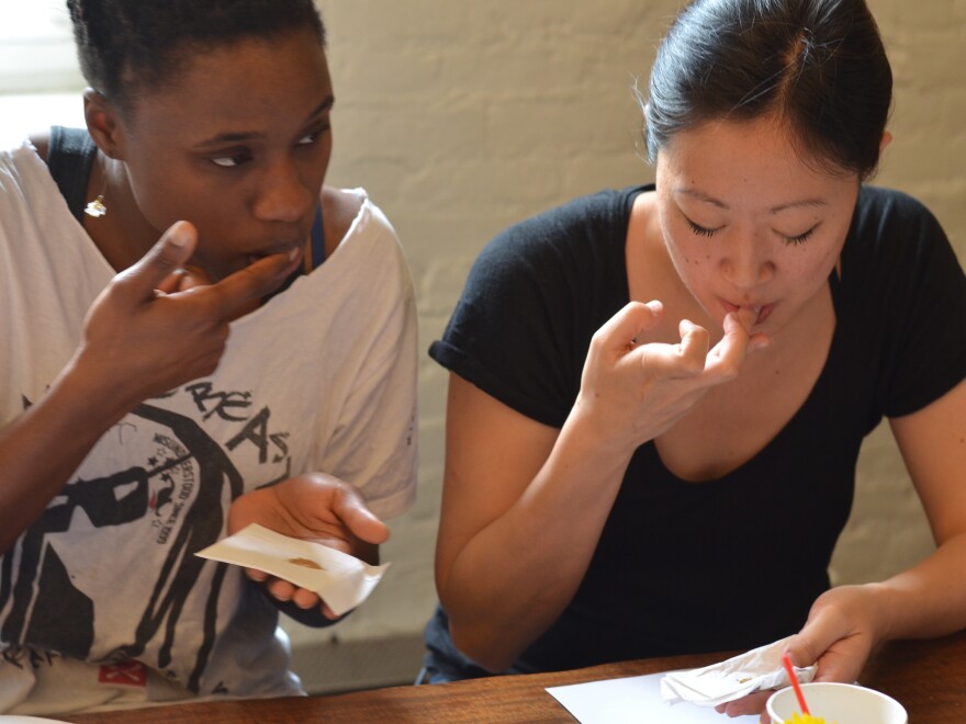 People were invited to sample each spice and take a guess on which borough it was supposed to represent.