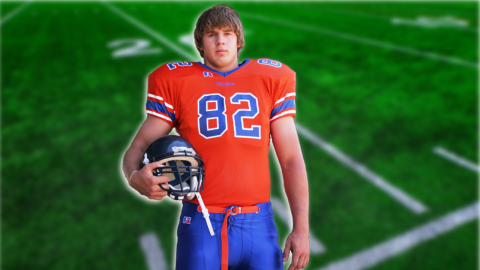 Photo of Riley Reiff when he played at Parkston. 