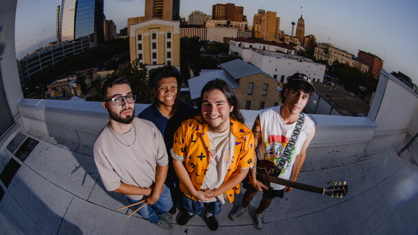 INOHA (L to R: Ricky Juarez, drums; Keanu Bicol, lead guitar and vocals; Chris Young, bass and vocals; Gavin Gonzalez, lead guitar and vocals)