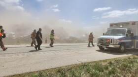 A dust storm near Farmersville, Ill., reduced visibility and contributed to wrecks on Interstate 55 that involved as many as 40 to 60 passenger vehicles.
