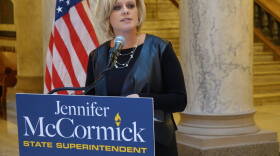 Jennifer McCormick, the superintendent of Yorktown Community Schools is running for Indiana Superintendent of Public Instruction
