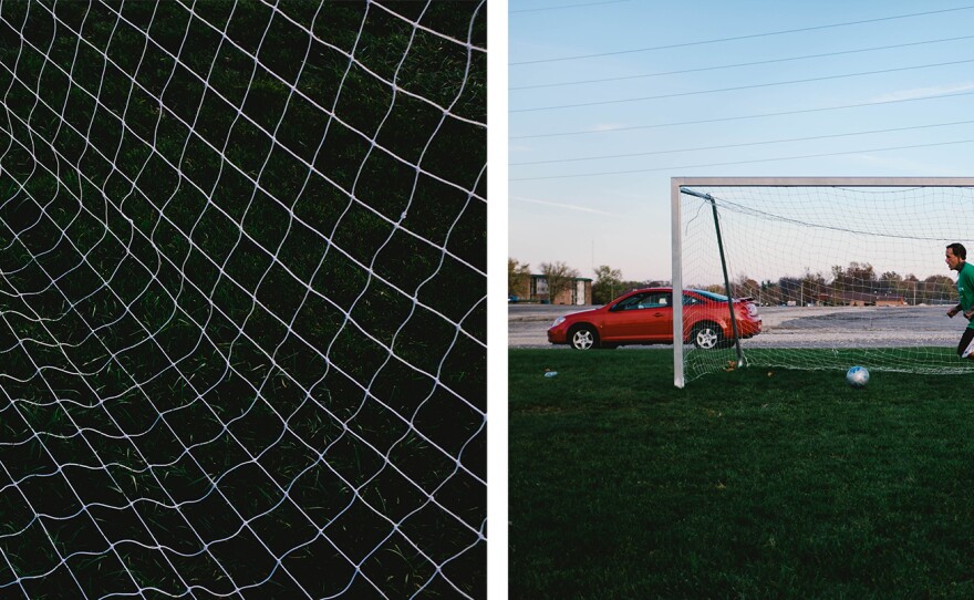 For Charlie, playing soccer is a time to destress and meditate.