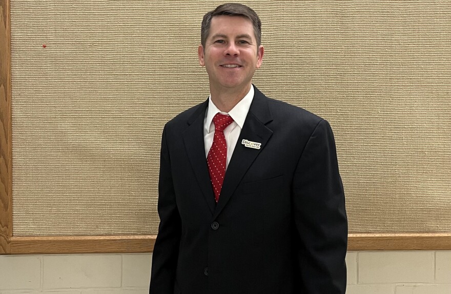 NEISD Single Member District 6 incumbent candidate Steve Hilliard poses for a portrait after the North East Council of PTAs forum on April 6, 2024.