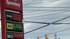 A gas station in Indianapolis advertises diesel at $6.99 a gallon on Wednesday, Sept. 30, 2026. Diesel hit a record high price in September.