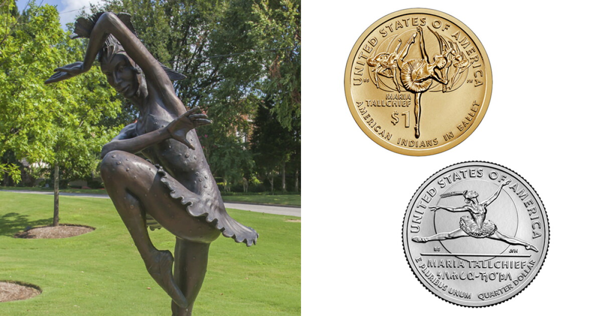 Famed Oklahoma ballerina sisters are being memorialized in metal 