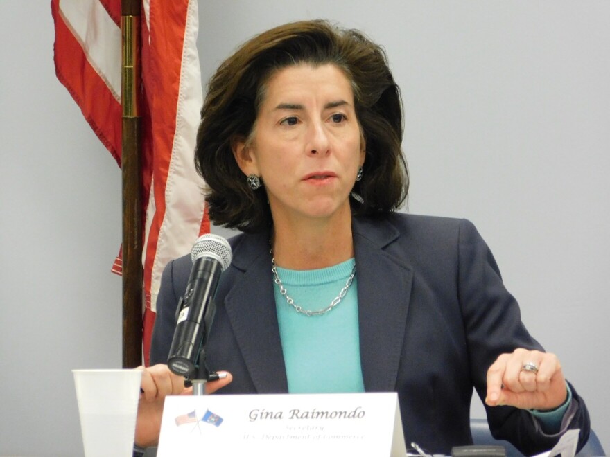 U.S Commerce Secretary Gina Raimondo.