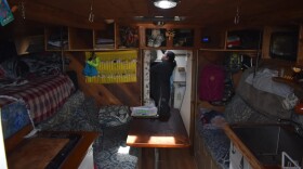 Galveston County liveaboard resident Marisa Dietrich does her laundry on her boat at Waterford Harbor Marina on Jan. 16, 2026.