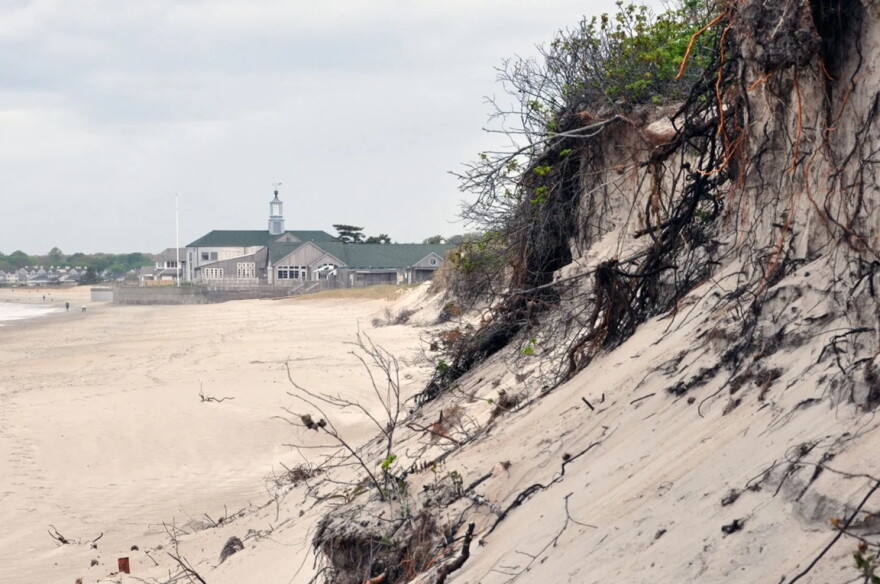 The view from north of Narragansett Town Beach.