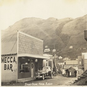 The Mecca Bar, c. 1950s. Kodiak Historical Society, Leslie J. Kovach Collection, P-563-8.
