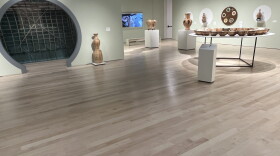 Vivian Chiu’s sculptures began as wooden shipping crates that held porcelainware as they traveled from Asia to the United States. Her artwork explores the complexities of being connected to a place from afar.