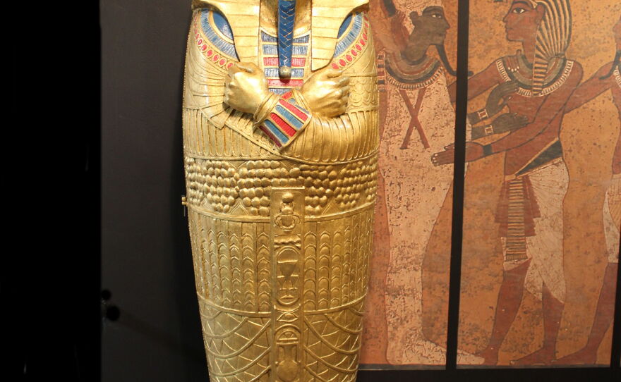 Mummiform IMAG History & Science Center displays artifact replicas from the tomb ...