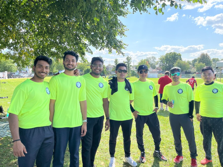 The Manchester-based Sherpa United cricket team.