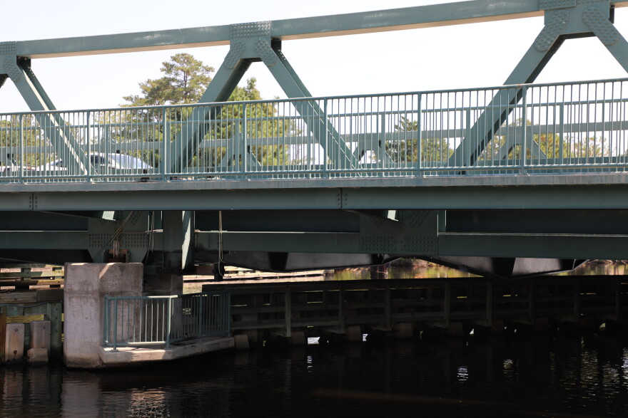 A view under the Great Bridge Bridge in Chesapeake on Sept. 1, 2026.