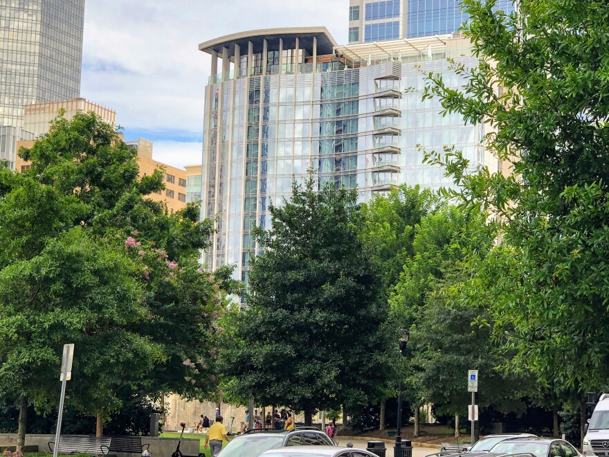 The Kimpton Tryon Park Hotel is one of the uptown Charlotte hotels battling for customers as business travel has declined.