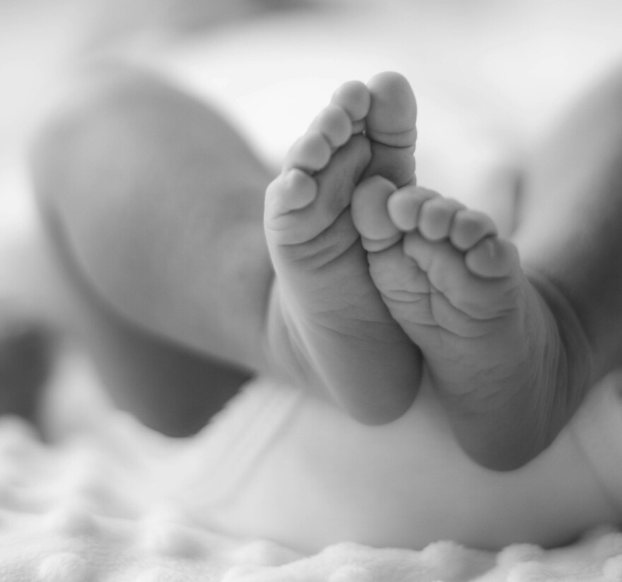 newborn baby feet