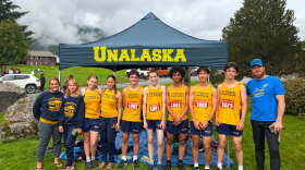 Unalaska Raider runners at the 2026 Sitka Invitational.