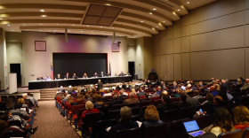 State Board Of Education members listen to concerns about proposed graduation requirement changes during a public meeting Tuesday Dec. 5, 2017.