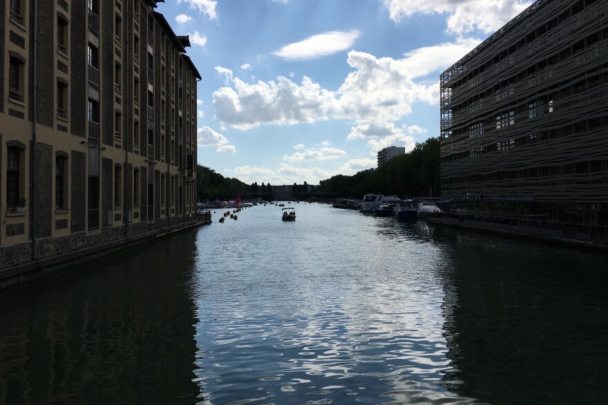 The Paris municipality opened the Canal De L'Ourcq to swimmers this summer. Municipal officials cleaned the canal to make it safe for swimmers. Canals are often repositories for trash; toilet bowls, suitcases, bikes and even a car were dumped into another Paris canal drained last year.