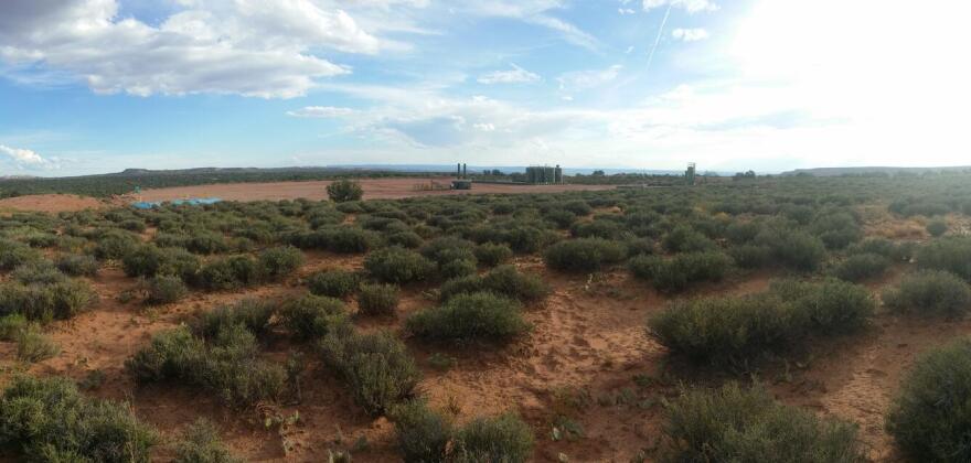 Modern well-pad near Canyonlands National Park, Eye in the Sky District (summer of 2016).