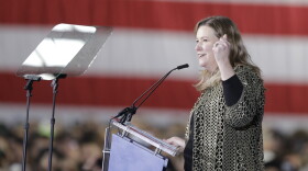 Whaley speaks before South Bend Mayor Pete Buttigieg announces that he will seek the Democratic presidential nomination during a rally in South Bend, Ind., in 2019.
