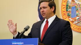 Florida Governor Ron DeSantis releases his $91.3 Billion budget proposal for the fiscal year 2019-2020 during a press conference in Tallhassee, FL February 1, 2019. (Cat Gloria/WUFT News)